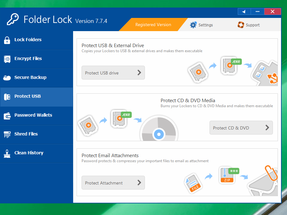 Folder Lock Key