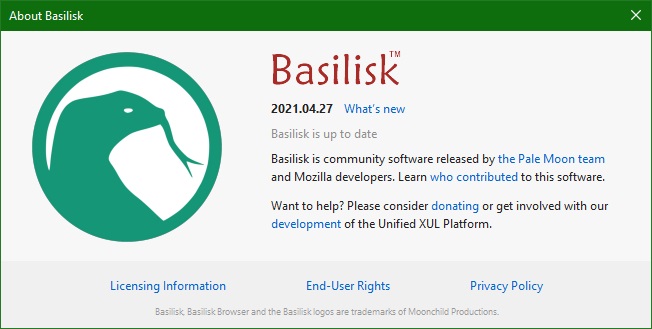 Basilisk browser download
