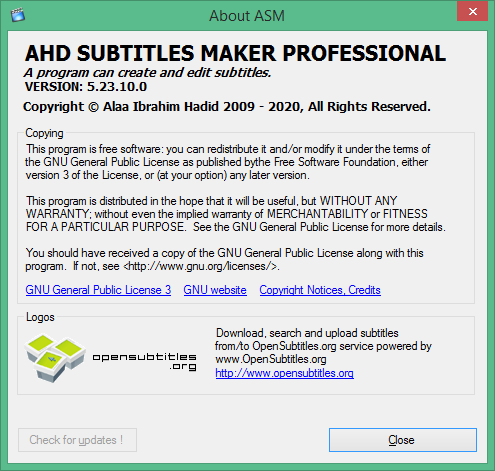 AHD Subtitles Maker Pro download