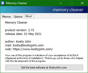 Memory Cleaner download