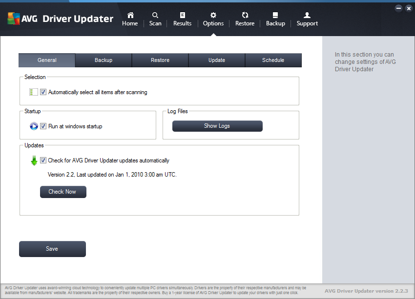 AVG Driver Updater download with Key