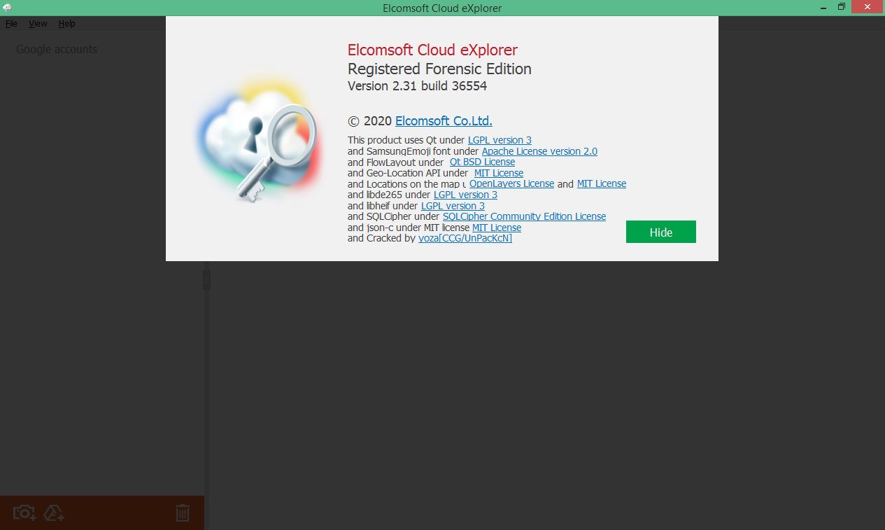 Elcomsoft Cloud eXplorer download