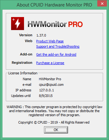 hwmonitor download in Russian & English