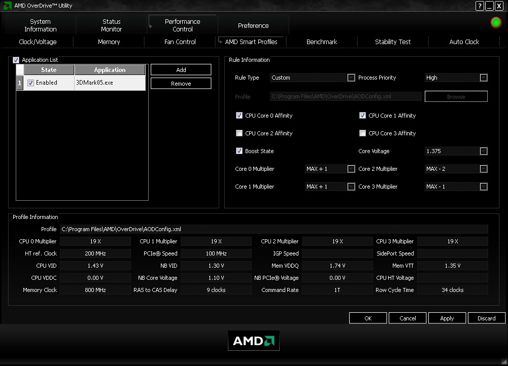 AMD Overdrive