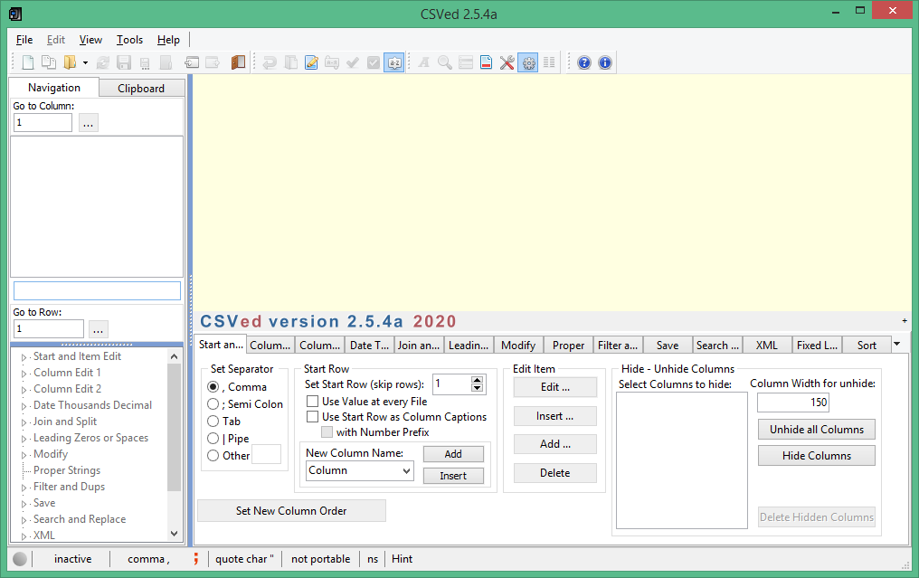CSVed