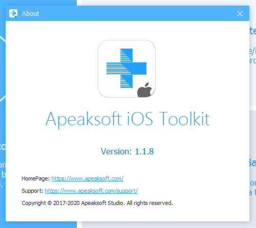 Apeaksoft iOS Toolkit Activation Code