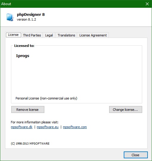 phpDesigner download
