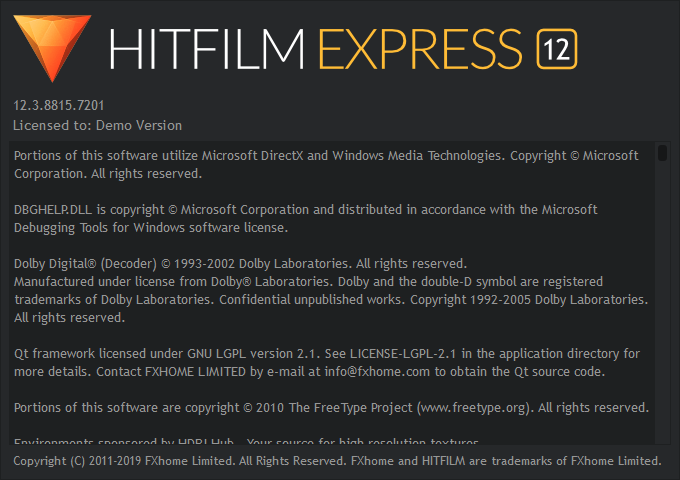 hitfilm express in Russian & English free download