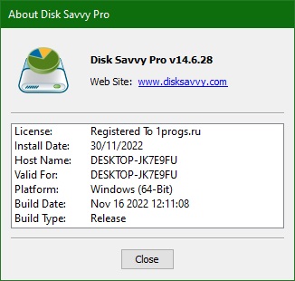 Disk Savvy download