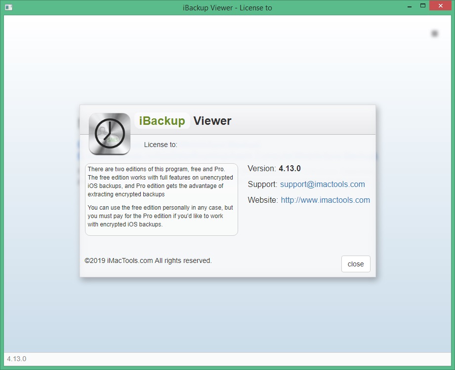 ibackup viewer pro License Key