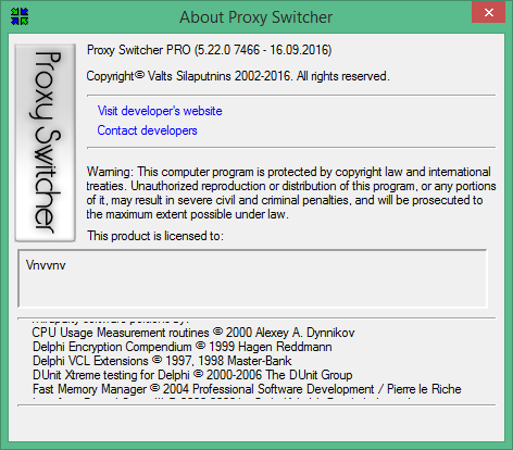 Proxy Switcher download with Key