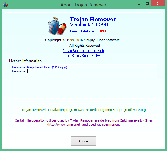 Trojan Remover download with Key