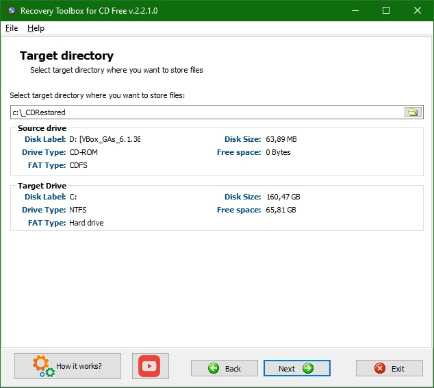 Recovery Toolbox for CD Free download
