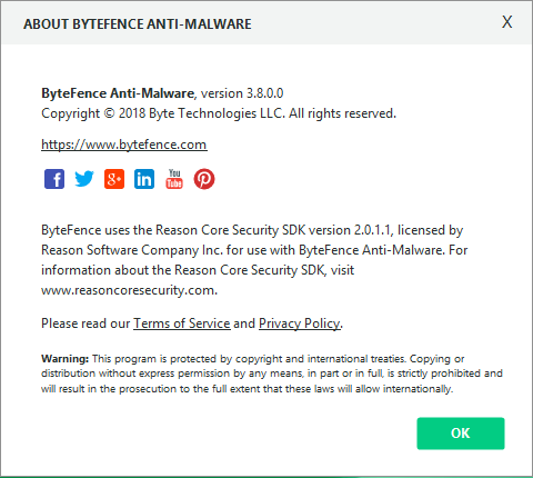 ByteFence Anti-Malware Activation Code