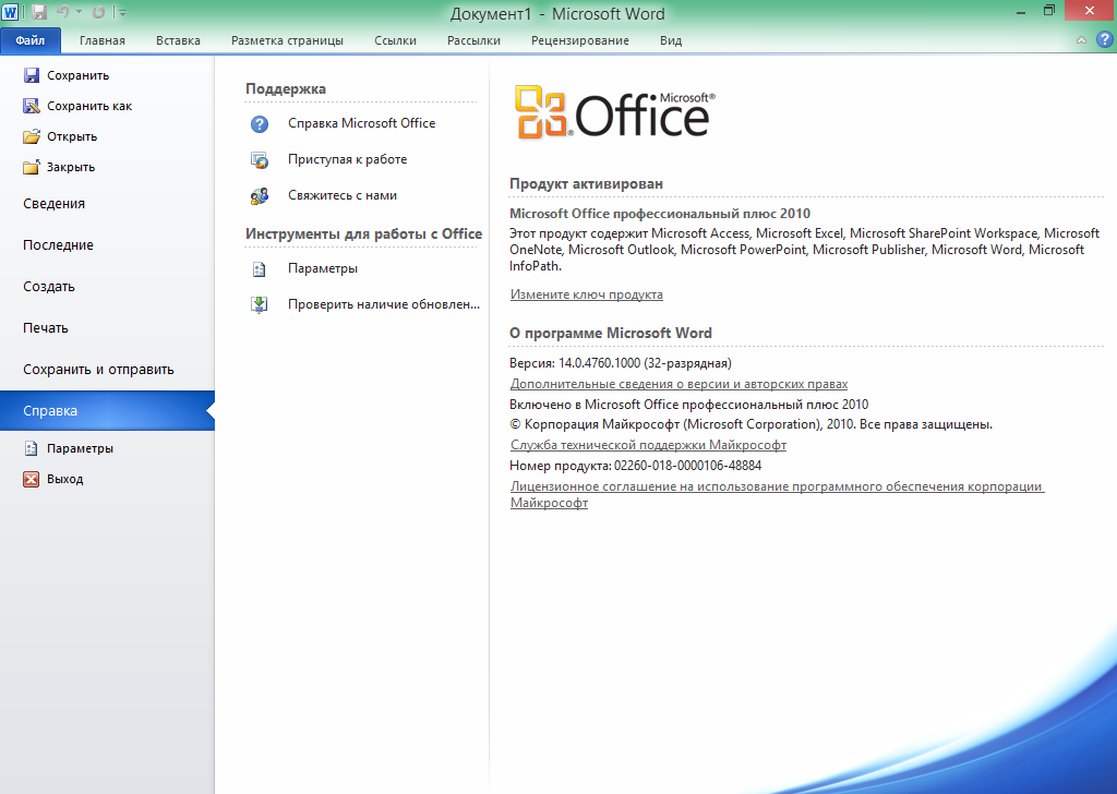 Microsoft Office 2010 download with Key