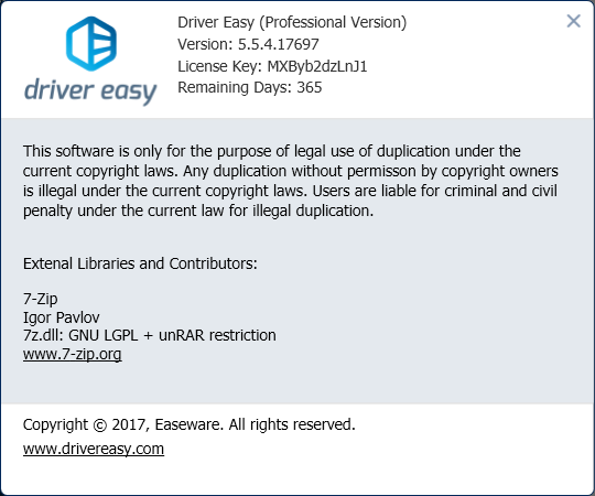 DriverEasy download with Key