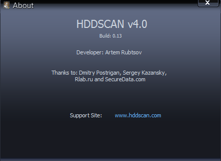 hddscan download in Russian & English