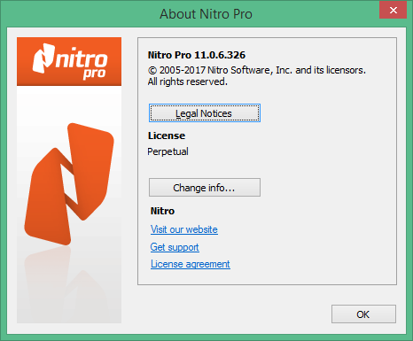 Nitro PDF download with Key