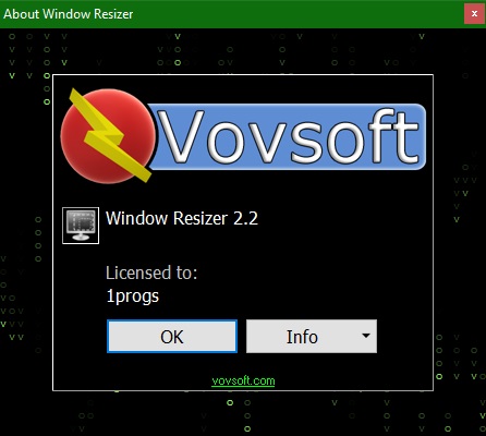 VovSoft Window Resizer download