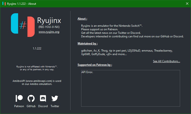 Ryujinx download emulator