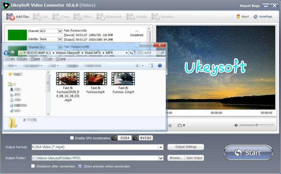 UKeySoft Video Converter