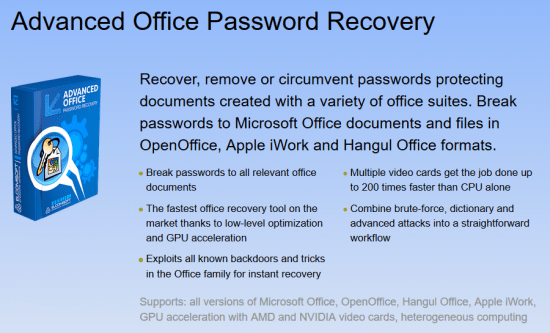 Advanced Office Password Recovery