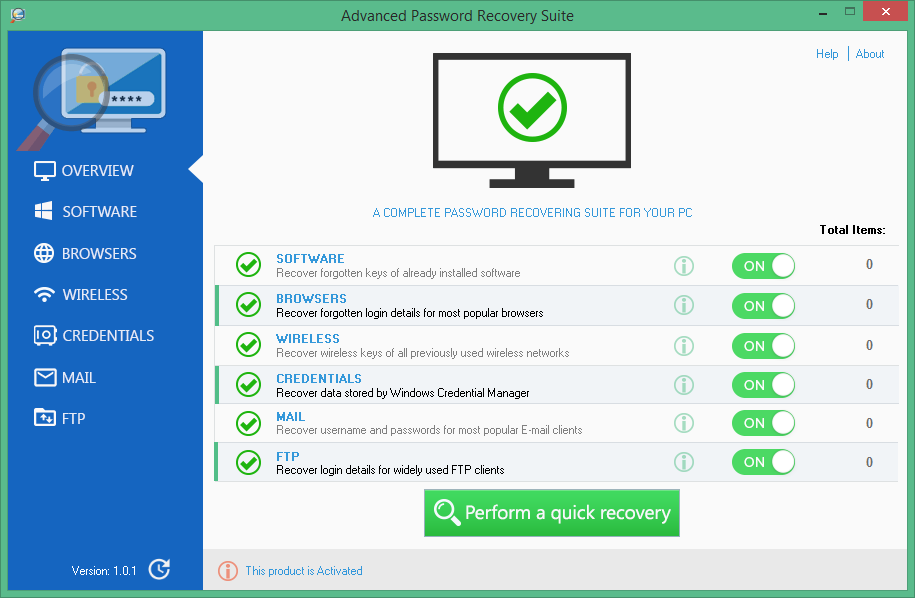 Advanced Password Recovery Suite