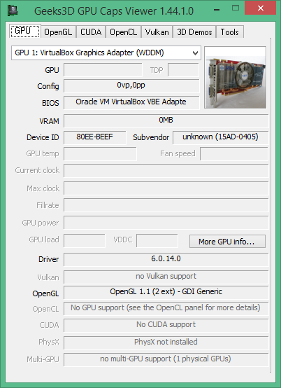 GPU Caps Viewer