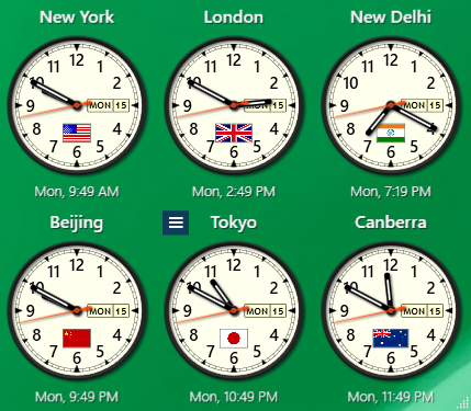 Sharp World Clock