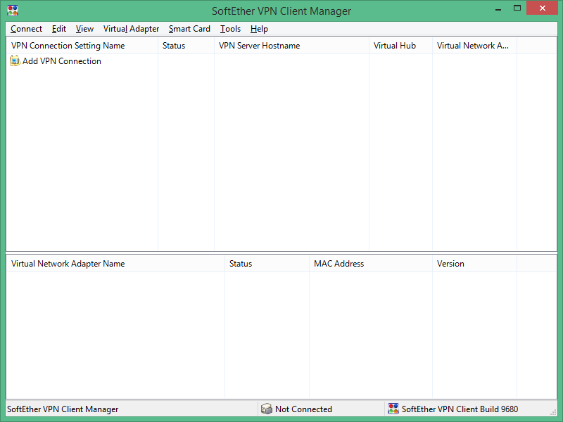 SoftEther VPN Client Manager