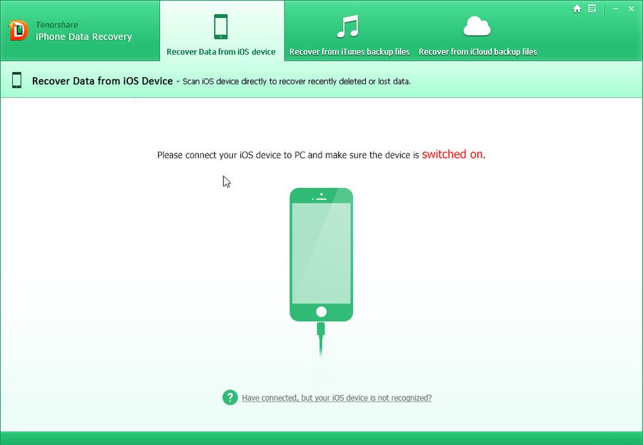 Tenorshare iPhone Data Recovery 8.2.1