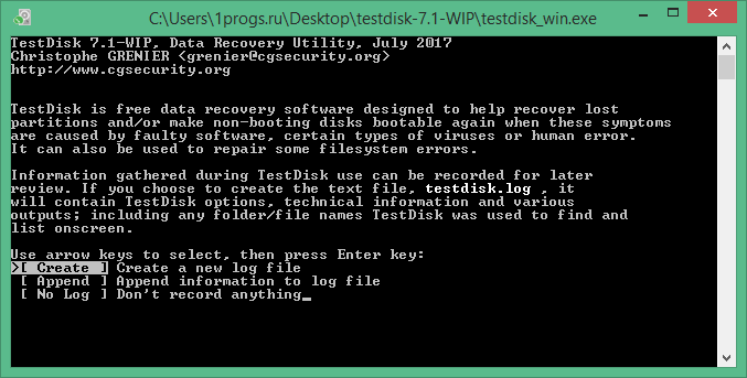 testdisk download free Russian & English version