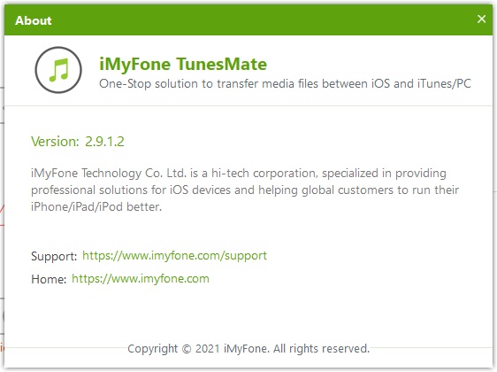 iMyFone TunesMate Activation Code