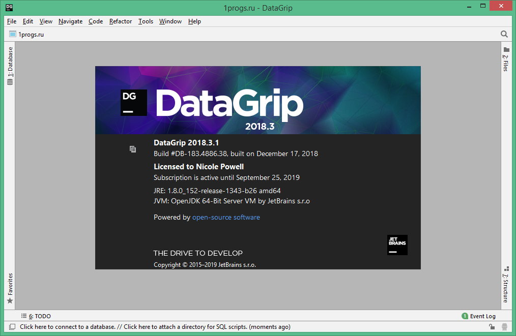 JetBrains DataGrip