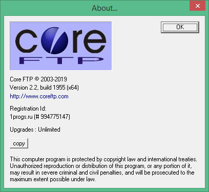 Core FTP download