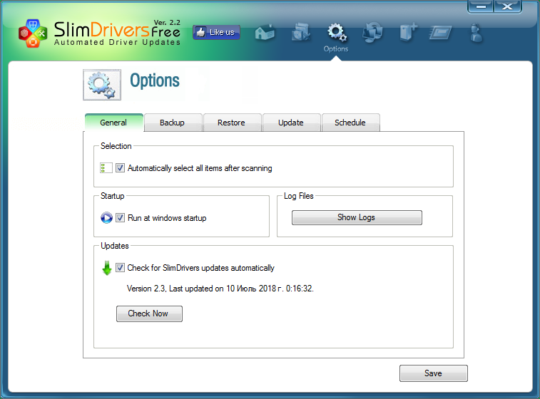 slimdrivers download