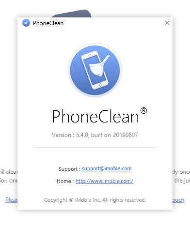 phoneclean in Russian & English