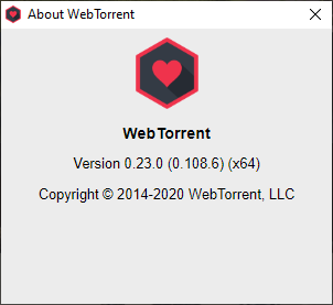 WebTorrent download program