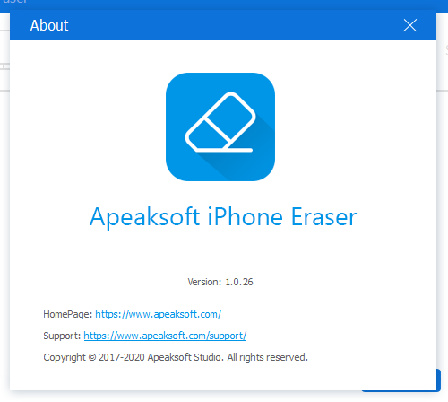 Apeaksoft iPhone Eraser download