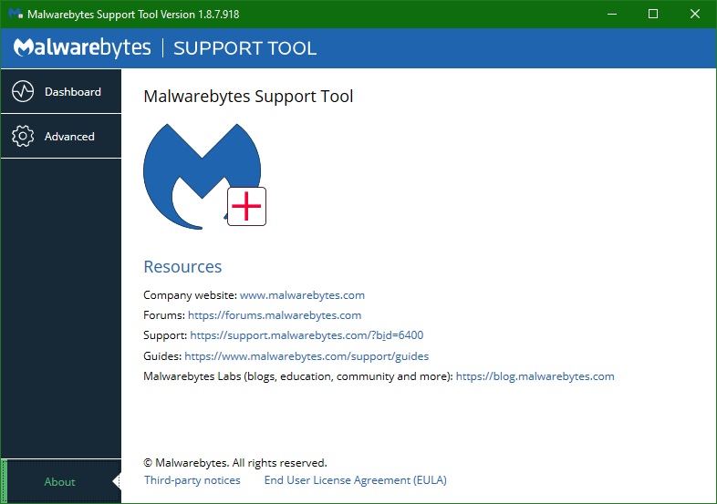 Malwarebytes Support Tool download
