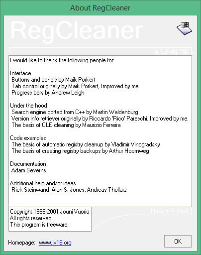 regcleaner for windows 7