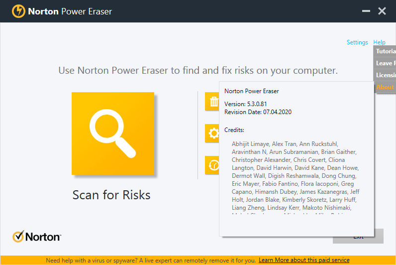 Norton Power Eraser download