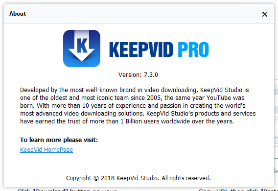 KeepVID Pro download with Key