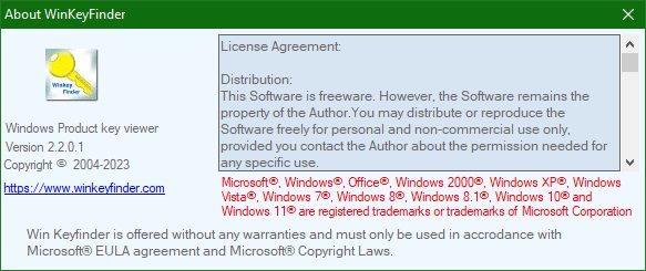WinKeyFinder download