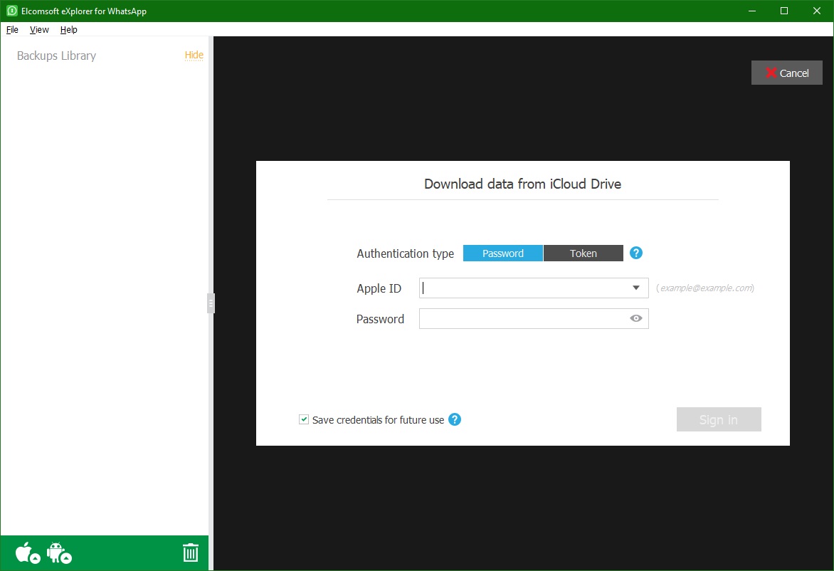 Elcomsoft Explorer For WhatsApp download