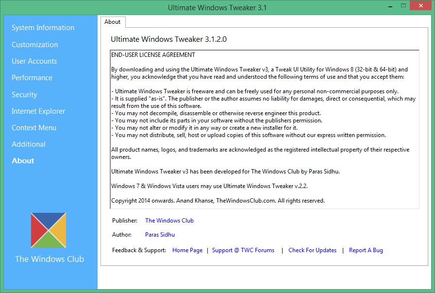 ultimate windows tweaker russian version windows 7