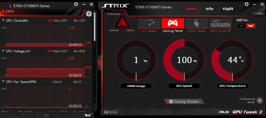 ASUS GPU Tweak