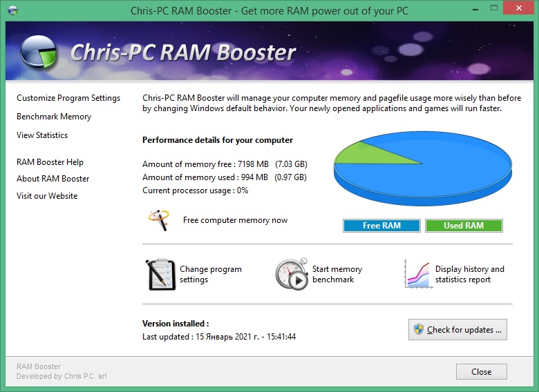 RAM Booster