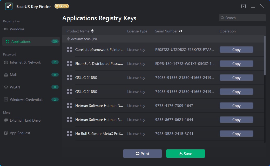 EaseUS Key Finder