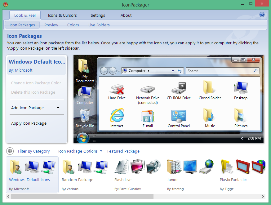 download iconpackager